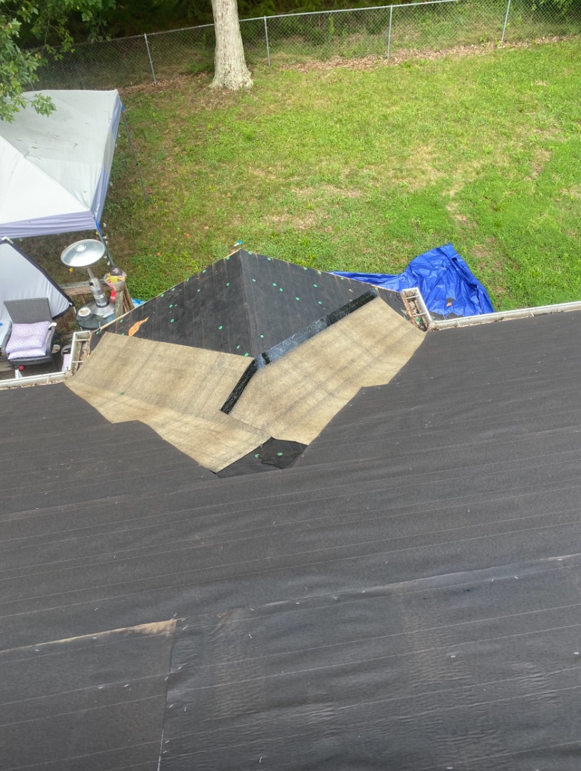 Roof valley waterproofing and underlayment installation in King George, VA